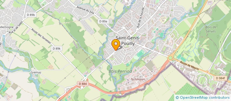 localisation de l'entreprise MONSIEUR YASSINE GOTTAI  SAINT-GENIS-POUILLY