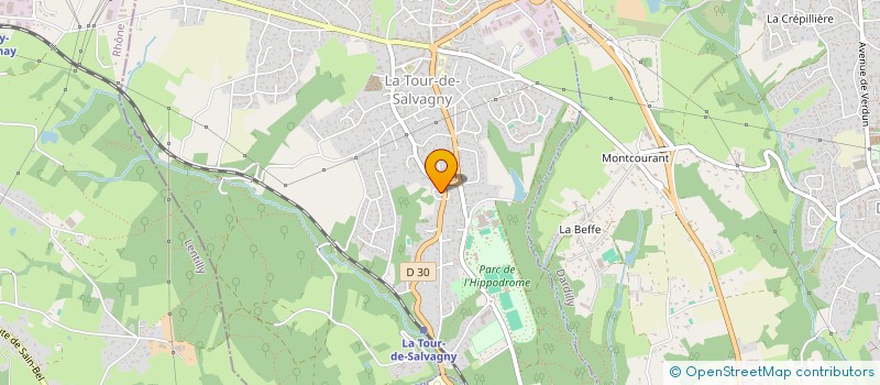 localisation de l'entreprise MONSIEUR YASSINE GOUFFA  LA TOUR-DE-SALVAGNY