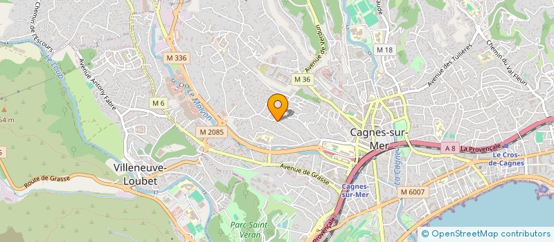 localisation de l'entreprise MONSIEUR YASSINE GRIBI à CAGNES-SUR-MER