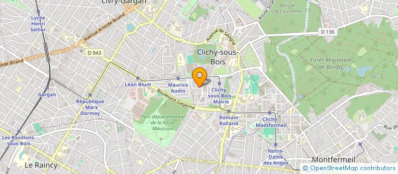 localisation de l'entreprise MONSIEUR YASSINE GUEMEIDA à CLICHY-SOUS-BOIS