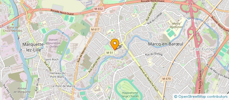 localisation de l'entreprise MONSIEUR YASSINE GUENDOUZE à MARCQ-EN-BARŒUL