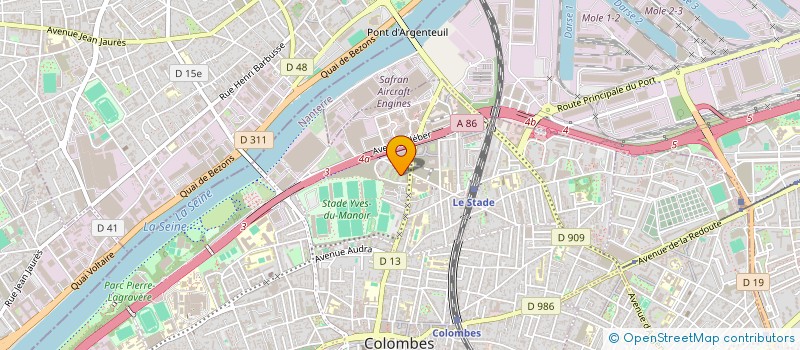 localisation de l'entreprise MONSIEUR YASSINE HABIBI à COLOMBES