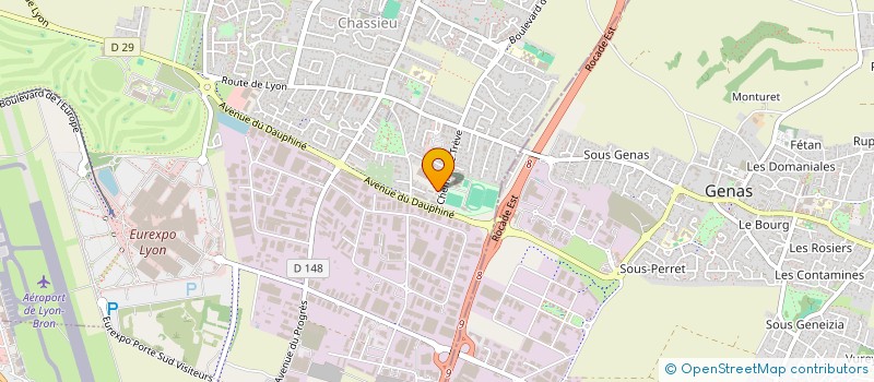 localisation de l'entreprise MONSIEUR YASSINE HADJI  CHASSIEU