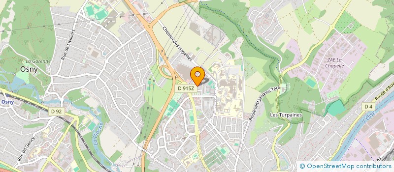 localisation de l'entreprise MONSIEUR YASSINE HADRA à PONTOISE