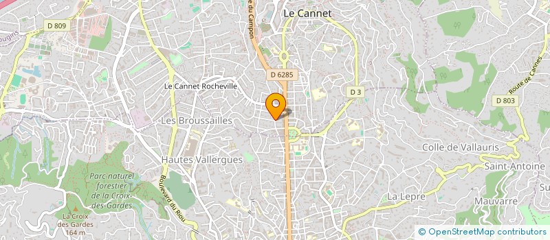 localisation de l'entreprise MONSIEUR YASSINE HAJEM à LE CANNET