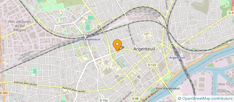 localisation de l'entreprise MONSIEUR YASSINE HAMIM  ARGENTEUIL