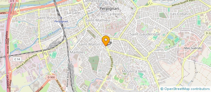 localisation de l'entreprise MONSIEUR YASSINE HAMMADI ARZOUQ  PERPIGNAN