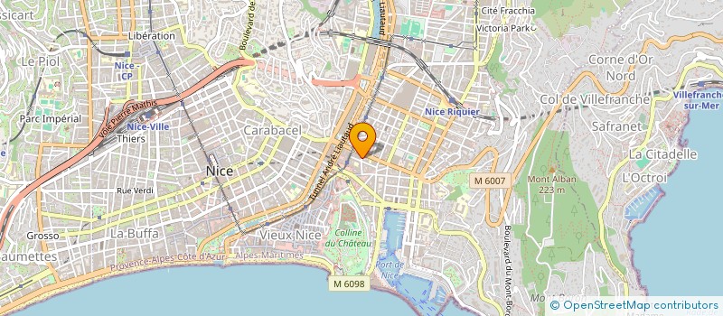 localisation de l'entreprise MONSIEUR YASSINE HAMMAMI à NICE