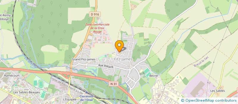 localisation de l'entreprise MONSIEUR YASSINE HARRACHI  FITZ-JAMES