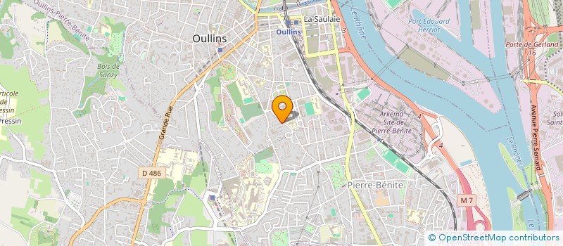 localisation de l'entreprise MONSIEUR YASSINE HASSEN  OULLINS-PIERRE-BENITE