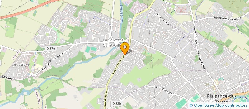 localisation de l'entreprise MONSIEUR YASSINE HERRAG  LA SALVETAT-SAINT-GILLES