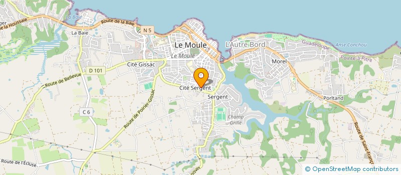 localisation de l'entreprise MONSIEUR YASSINE JABOU à LE MOULE