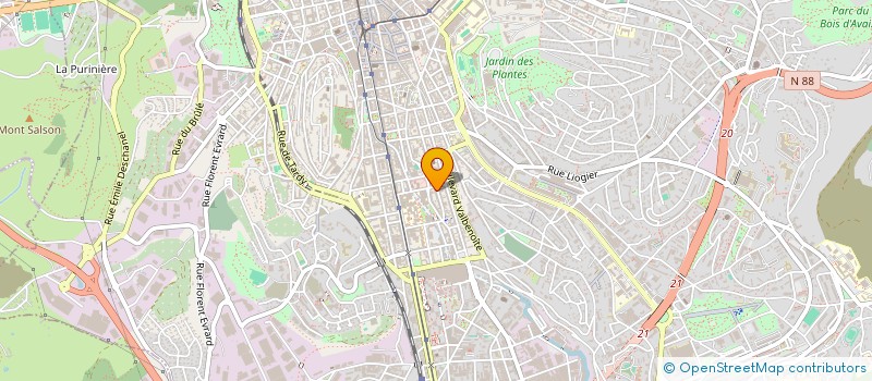 localisation de l'entreprise MONSIEUR YASSINE KALAA à SAINT-ETIENNE