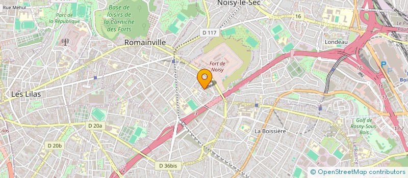 localisation de l'entreprise MONSIEUR YASSINE KARCH à ROMAINVILLE