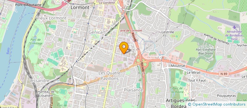 localisation de l'entreprise MONSIEUR YASSINE KASMI à LORMONT