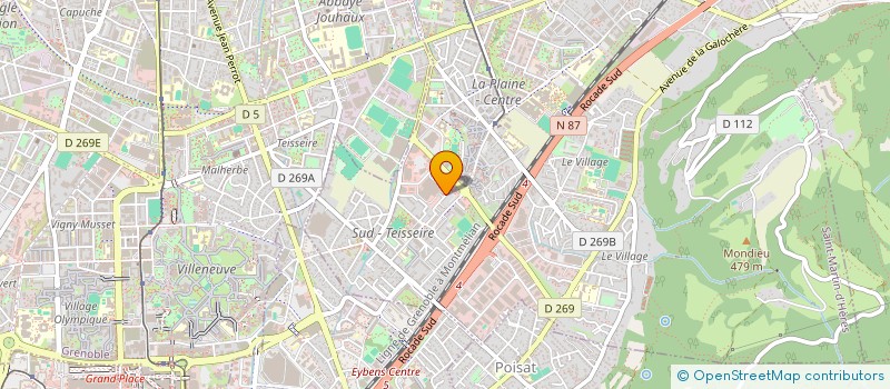 localisation de l'entreprise MONSIEUR YASSINE KATOF à SAINT-MARTIN-D'HERES