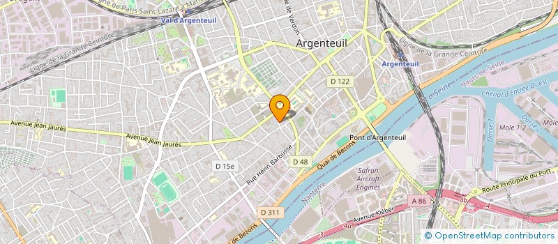 localisation de l'entreprise MONSIEUR YASSINE KHALFOUN  ARGENTEUIL