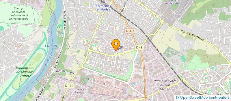 localisation de l'entreprise MONSIEUR YASSINE KHEBBAB à CORMEILLES-EN-PARISIS