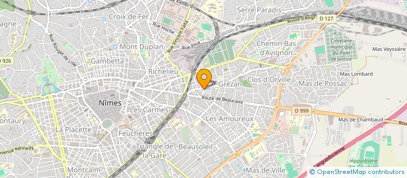 localisation de l'entreprise MONSIEUR YASSINE KODHAI  NIMES