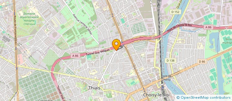 localisation de l'entreprise MONSIEUR YASSINE KOUIDRI  THIAIS