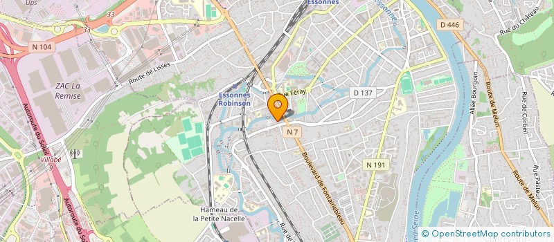 localisation de l'entreprise MONSIEUR YASSINE LAARADH  CORBEIL-ESSONNES