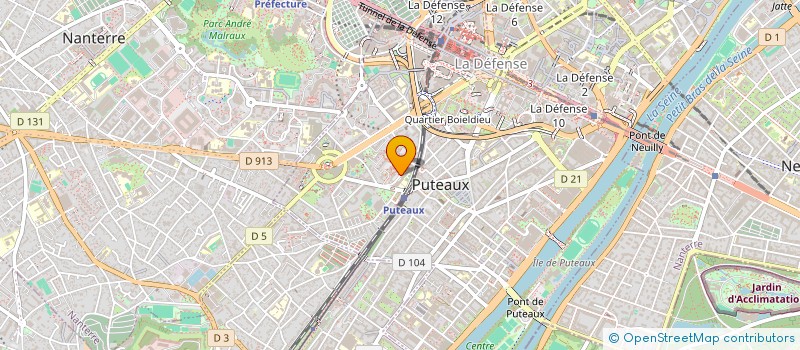 localisation de l'entreprise MONSIEUR YASSINE LACHGAR  PUTEAUX