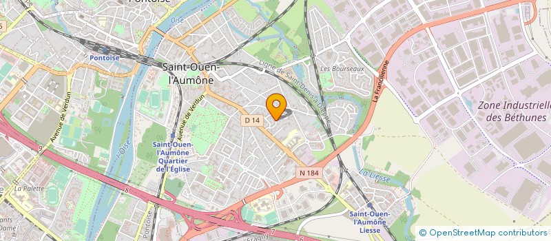 localisation de l'entreprise MONSIEUR YASSINE LACHICHI à SAINT-OUEN-L'AUMONE