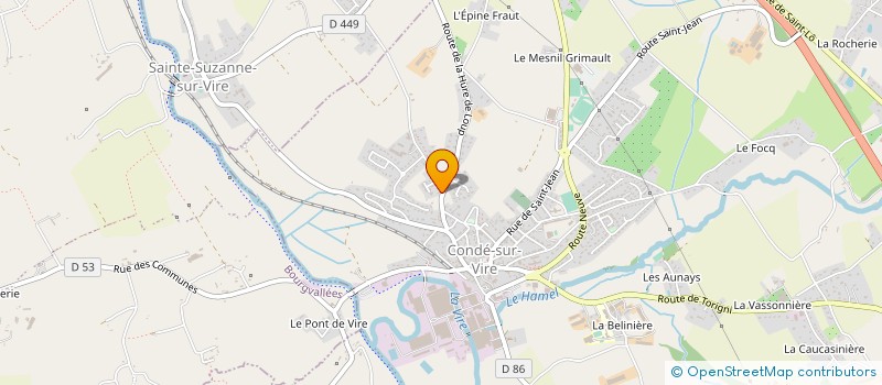 localisation de l'entreprise MONSIEUR YASSINE LAKHDAR  CONDE-SUR-VIRE