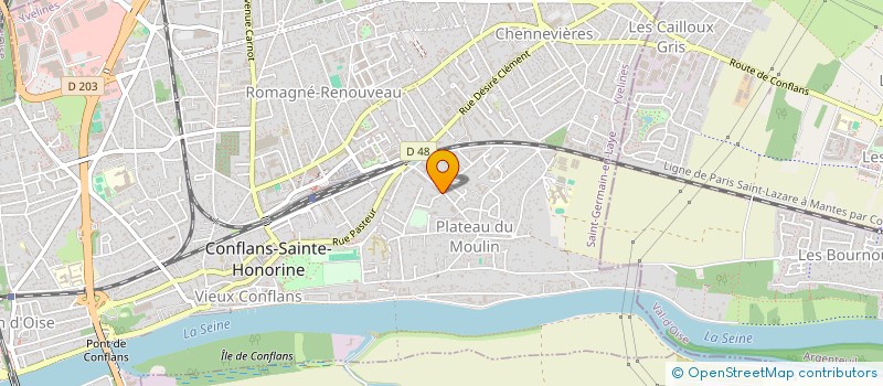 localisation de l'entreprise MONSIEUR YASSINE LAMINE  CONFLANS-SAINTE-HONORINE