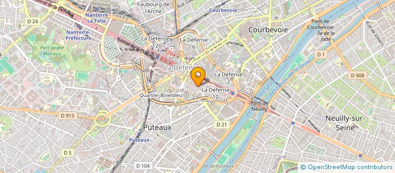 localisation de l'entreprise MONSIEUR YASSINE LAOUTAK  PUTEAUX