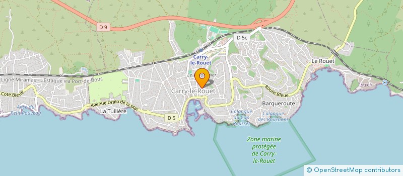 localisation de l'entreprise MONSIEUR YASSINE LAREDJ MEDJAHED  CARRY-LE-ROUET