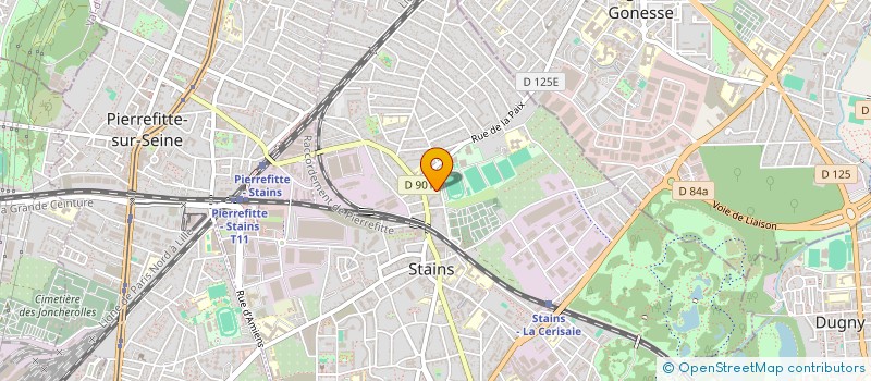 localisation de l'entreprise MONSIEUR YASSINE LEDMI à STAINS