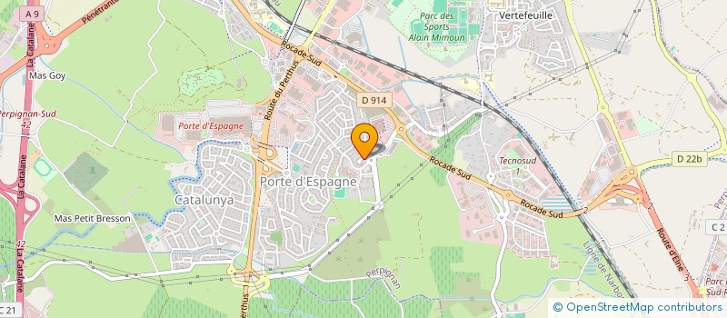 localisation de l'entreprise MONSIEUR YASSINE LEMMAGHTI  PERPIGNAN