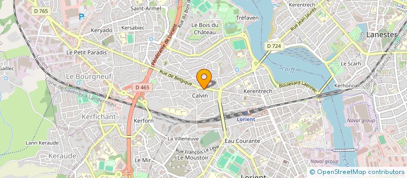 localisation de l'entreprise MONSIEUR YASSINE MAHMOUDI  LORIENT