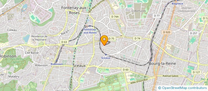 localisation de l'entreprise MONSIEUR YASSINE MAJDI à SCEAUX