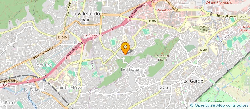 localisation de l'entreprise MONSIEUR YASSINE MAKROUF à LA VALETTE-DU-VAR