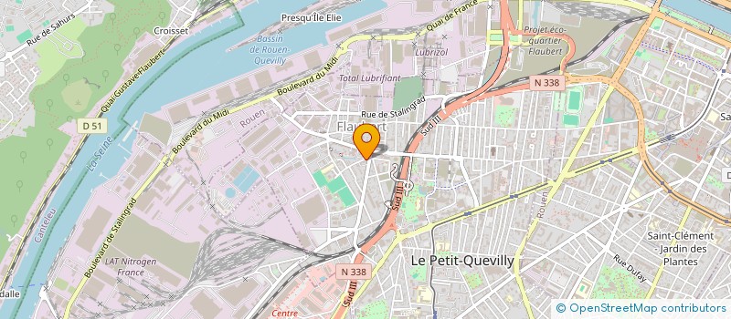 localisation de l'entreprise MONSIEUR YASSINE MANSOURI  LE PETIT-QUEVILLY