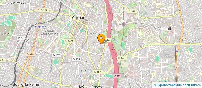 localisation de l'entreprise MONSIEUR YASSINE MATROUF  CACHAN