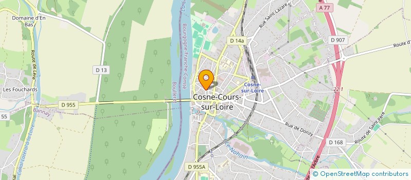 localisation de l'entreprise MONSIEUR YASSINE MAZIOUD  COSNE-COURS-SUR-LOIRE