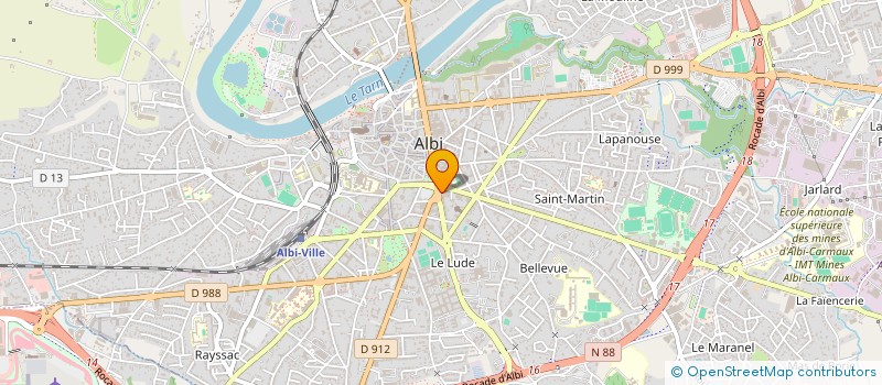 localisation de l'entreprise MONSIEUR YASSINE MECIBAH à ALBI