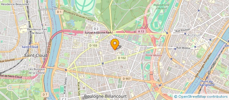 localisation de l'entreprise MONSIEUR YASSINE MEDDAH à BOULOGNE-BILLANCOURT