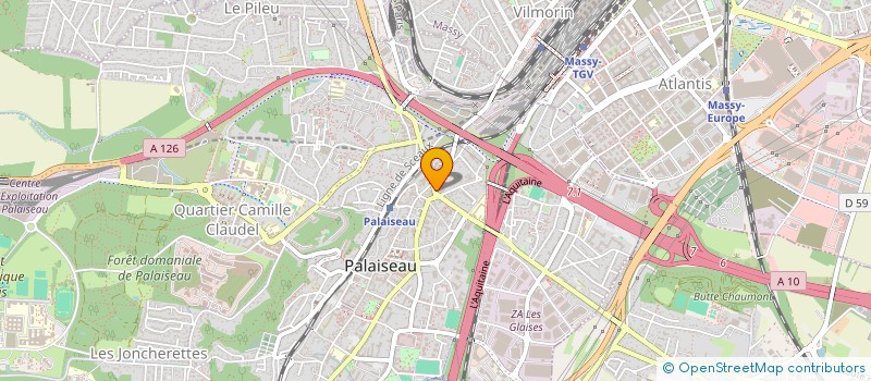 localisation de l'entreprise MONSIEUR YASSINE MEDJAHDI  PALAISEAU