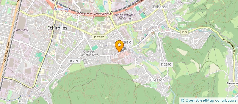 localisation de l'entreprise MONSIEUR YASSINE MEGUEDMI  ECHIROLLES