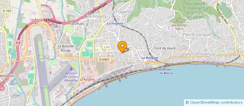 localisation de l'entreprise MONSIEUR YASSINE MERIKHI à CANNES