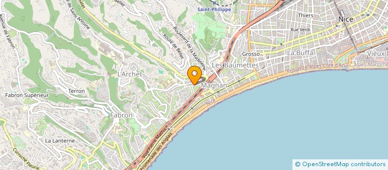 localisation de l'entreprise MONSIEUR YASSINE MERZAK à NICE
