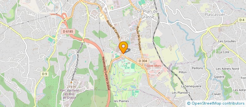 localisation de l'entreprise MONSIEUR YASSINE MHAIMEZ  GRASSE