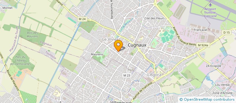 localisation de l'entreprise MONSIEUR YASSINE MHAMDI  CUGNAUX