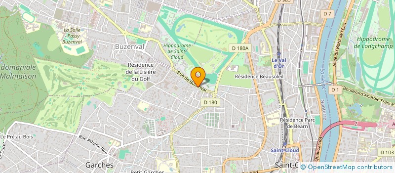 localisation de l'entreprise MONSIEUR YASSINE MOUHADJER à GARCHES