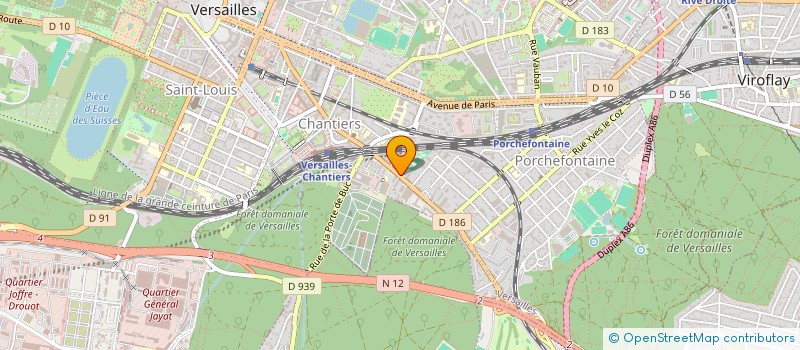 localisation de l'entreprise MONSIEUR YASSINE MOULAY BOUCHTA KHAMMAR à VERSAILLES