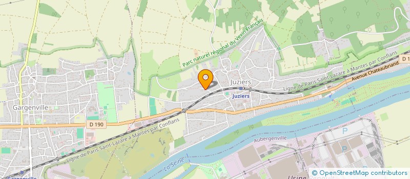 localisation de l'entreprise MONSIEUR YASSINE MOULOUD  JUZIERS